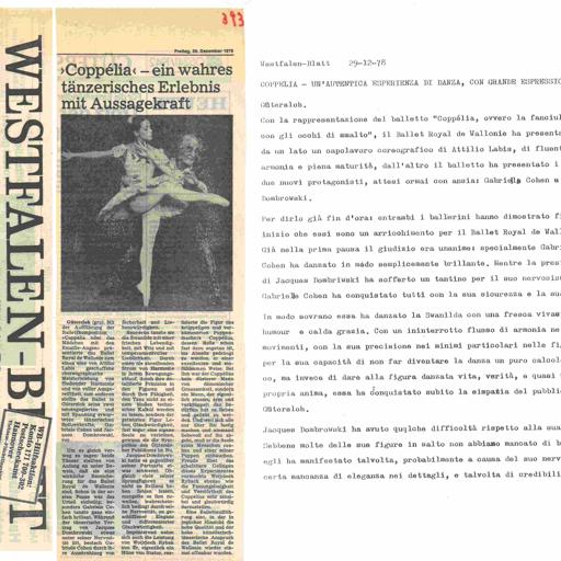 Westfalen Blatt, 1978